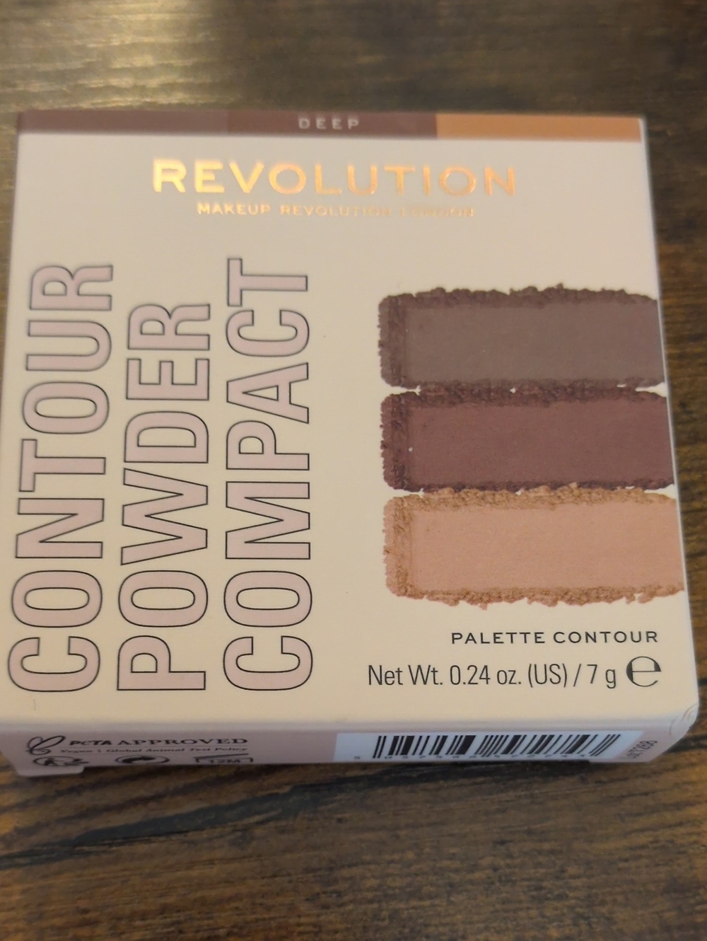 Revolution Contour Powder Compact - Deep Brown & Warm Beige Shades
